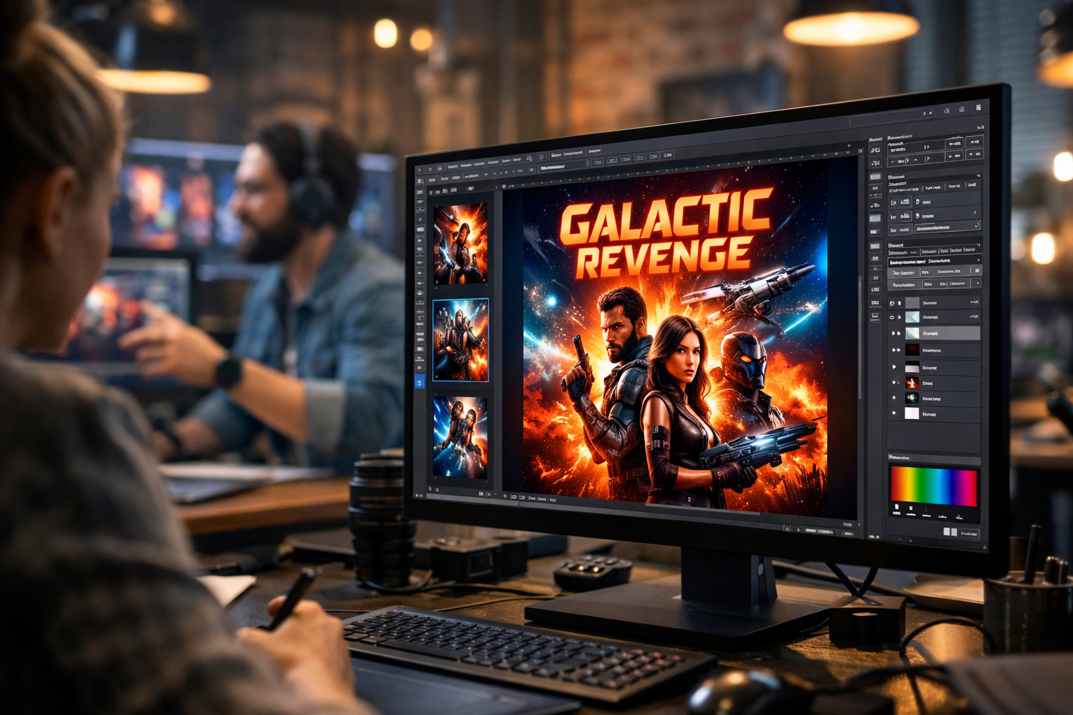 Creative studio environment